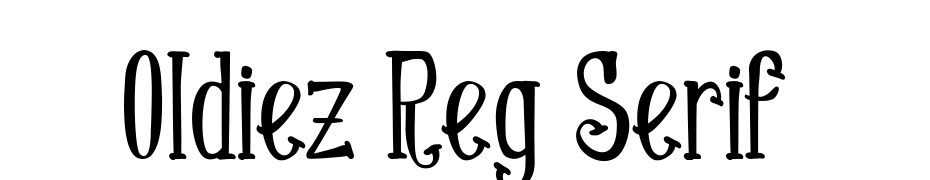 Oldiez Reg Serif Schrift Herunterladen Kostenlos