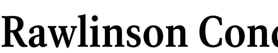 Rawlinson Cond Bold Font Download Free