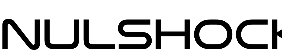 Nulshock Bk Regular Font Download Free
