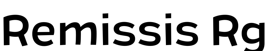 Remissis Rg Regular Font Download Free