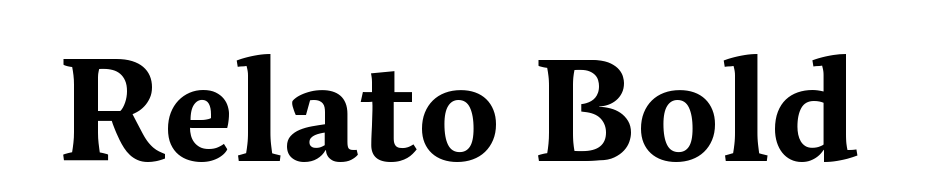 Relato Bold Font Download Free