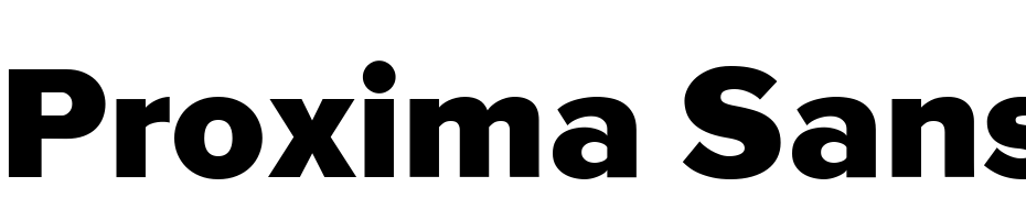 Proxima Sans Black Font Download Free