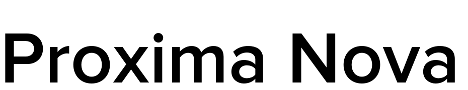 Proxima Nova Semibold Font Free Download