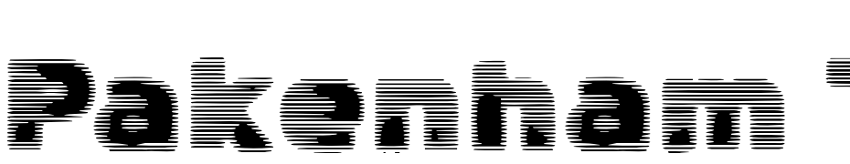 Pakenham TV Regular Font Download Free