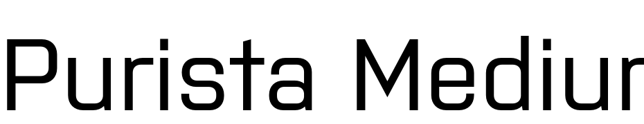 Purista Medium Font Download Free