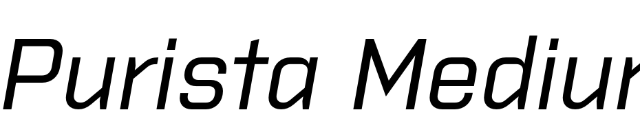 Purista Medium Italic Scarica Caratteri Gratis