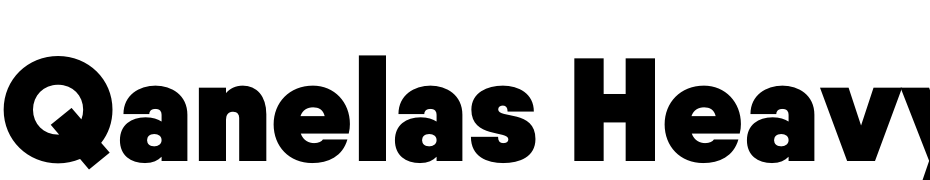 Qanelas Heavy Font Download Free