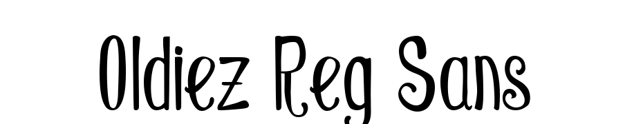Oldiez Reg Sans Font Download Free