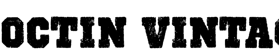 Octin Vintage BBl Regular Font Download Free
