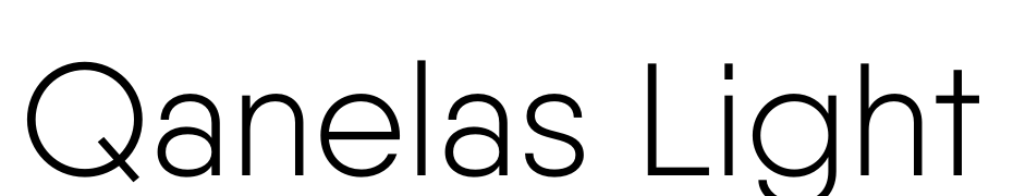 Qanelas Light Font Download Free