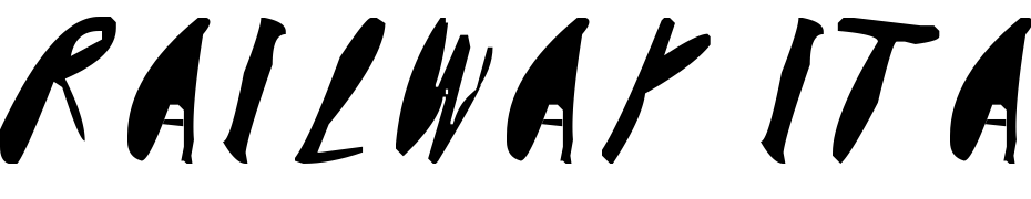 Railway Italic Polices Telecharger