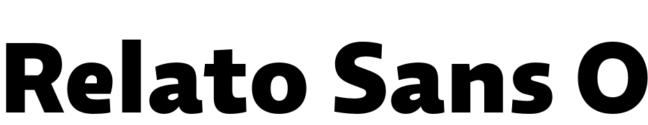 Relato Sans OT Black cкачати шрифт безкоштовно