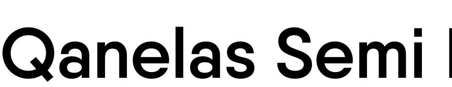 Qanelas Semi Bold Font Download Free