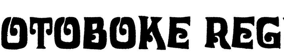 Otoboke Regular Polices Telecharger