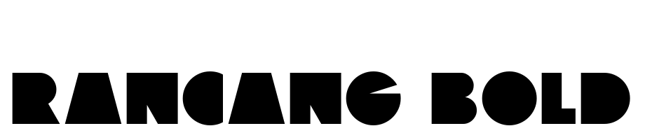 Rancang Bold Fuente Descargar Gratis