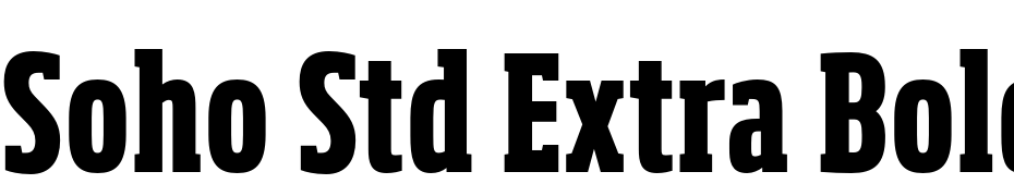 Soho Std Extra Bold Compressed Scarica Caratteri Gratis