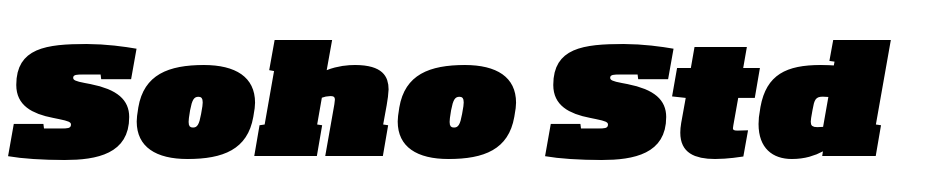 Soho Std Ultra Extended Italic Font Download Free