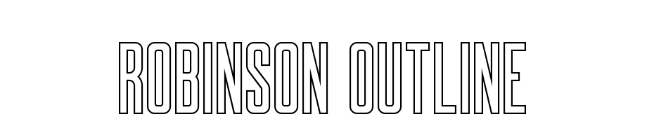 Robinson Outline Font Download Free
