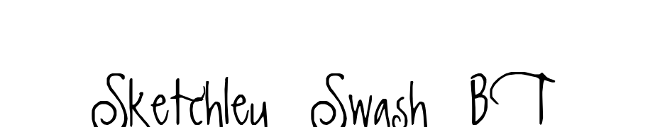 Sketchley Swash BT Scarica Caratteri Gratis