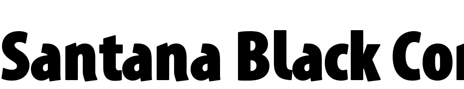 Santana Black Condensed Scarica Caratteri Gratis