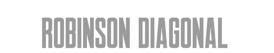 Robinson Diagonal Font Download Free