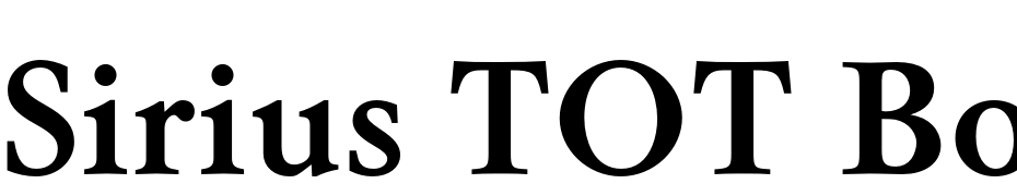 Sirius TOT Bold Polices Telecharger
