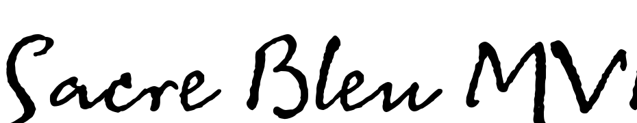 Sacre Bleu MVB Regular Schrift Herunterladen Kostenlos