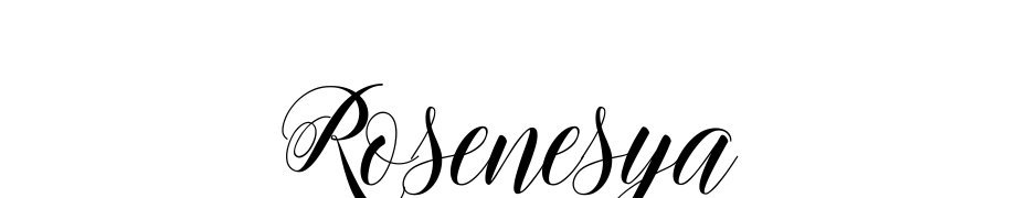Rosenesya Font Download Free