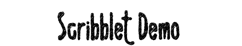 Scribblet Demo Font Download Free