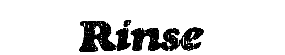 Rinse Scarica Caratteri Gratis