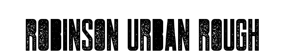Robinson Urban Rough Font Download Free