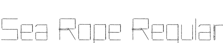 Sea Rope Regular cкачати шрифт безкоштовно