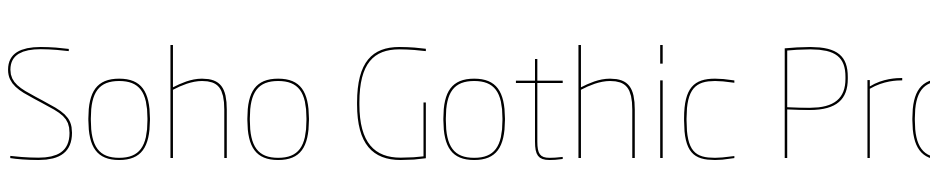 Soho Gothic Pro Thin Scarica Caratteri Gratis