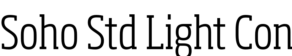 Soho Std Light Condensed Font Download Free