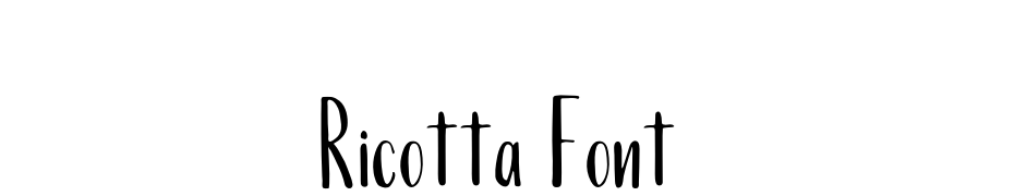 Ricotta Font Scarica Caratteri Gratis