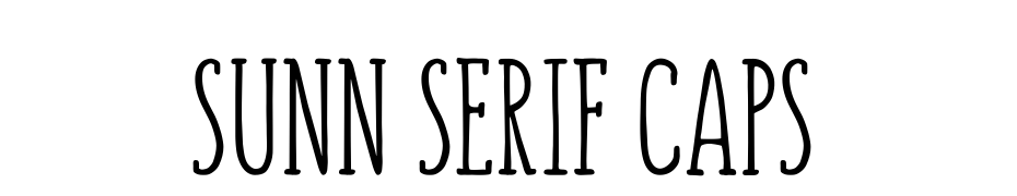 SUNN Serif Caps Font Download Free