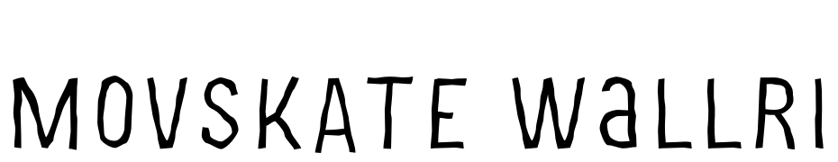 MOVSKATE Wallride Font Download Free