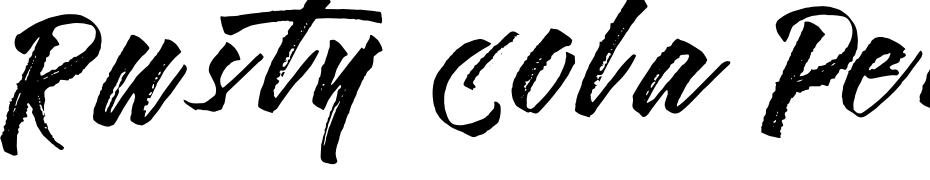 Rusty Cola Pen Font Download Free