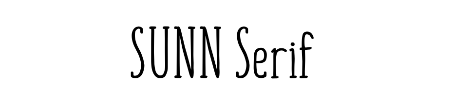 SUNN Serif Font Download Free