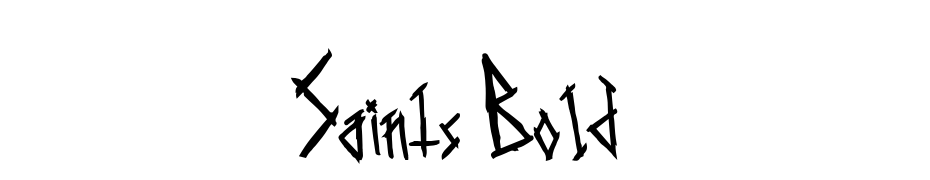 Saints Bold Font Download Free