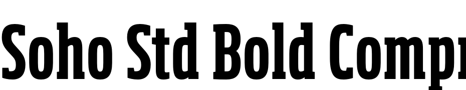 Soho Std Bold Compressed Font Download Free