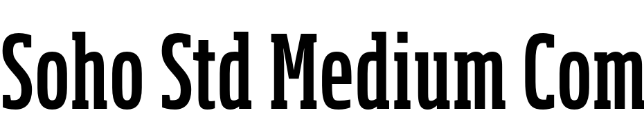 Soho Std Medium Compressed Font Download Free