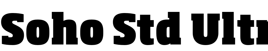 Soho Std Ultra Condensed Font Download Free