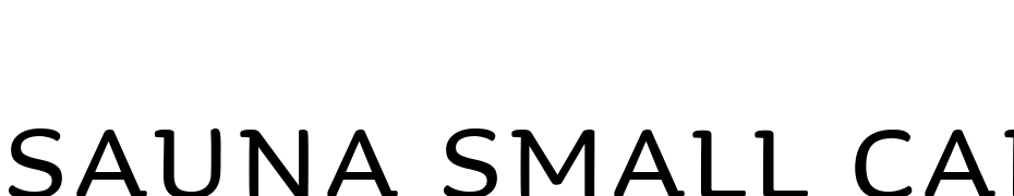 Sauna Small Caps Font Download Free