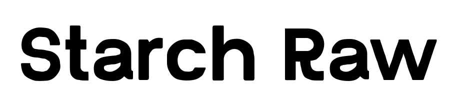 Starch Raw Font Download Free