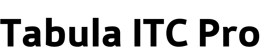 Tabula ITC Pro Black Font Download Free