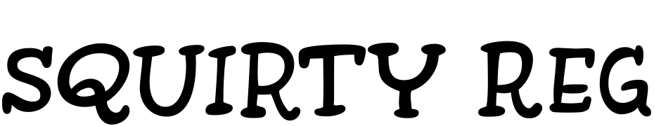 Squirty Regular Font Download Free
