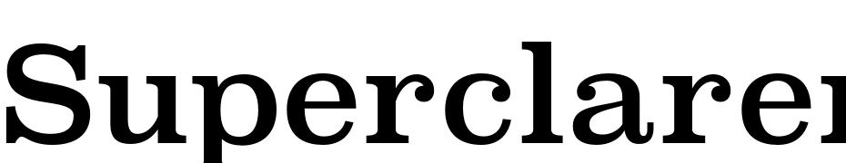 Superclarendon Rg Regular Font Download Free