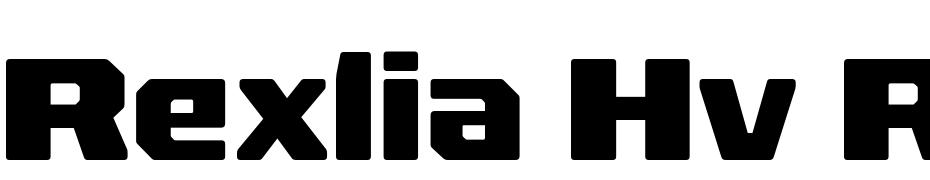 Rexlia Hv Regular Font Download Free