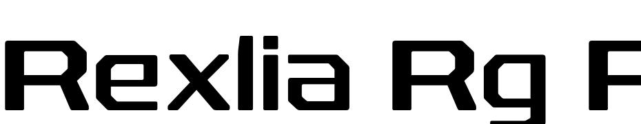 Rexlia Rg Regular cкачати шрифт безкоштовно